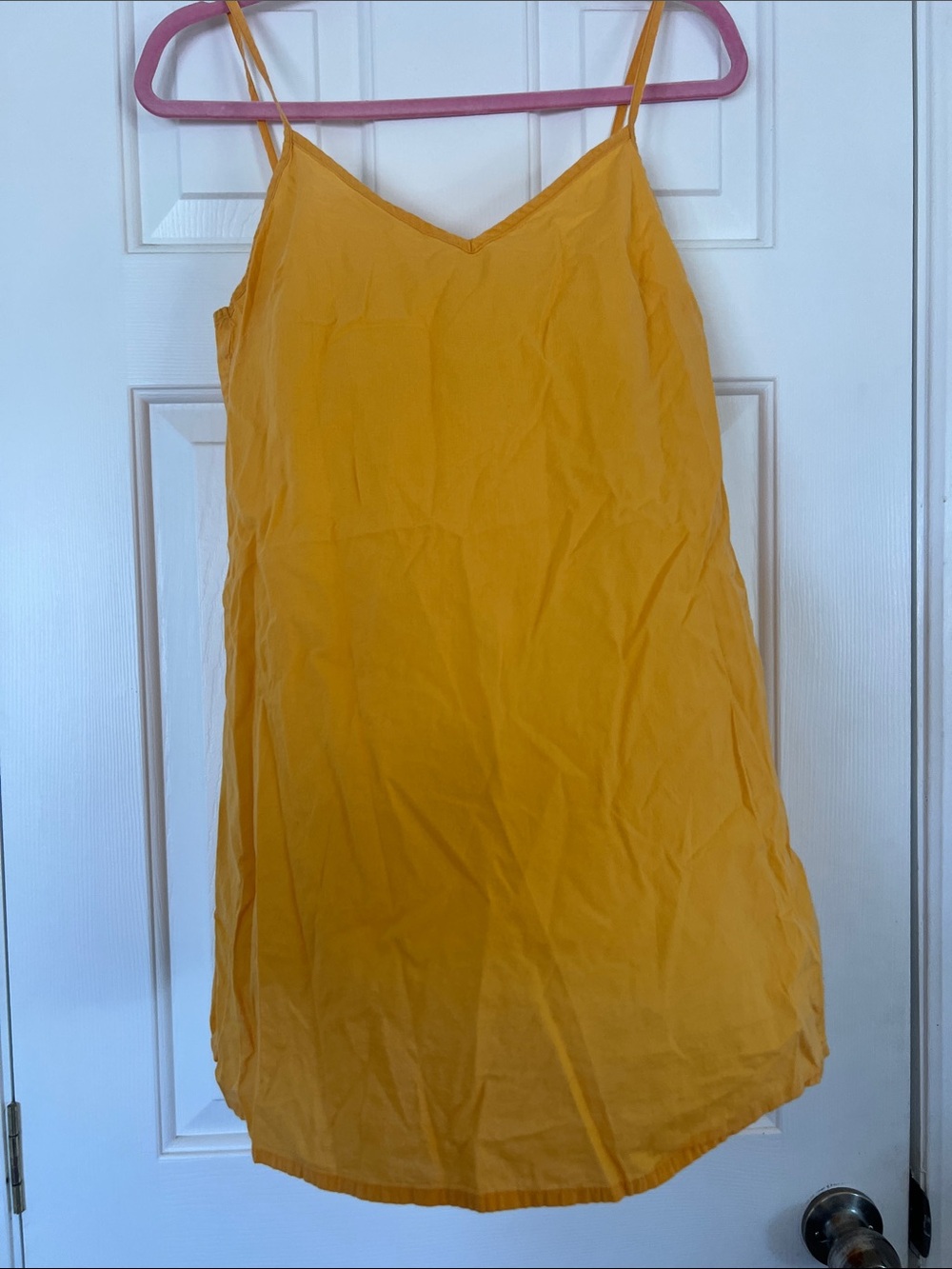 Auguste The Label Mustard Yellow Slip Dress